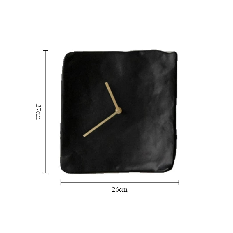 LuxRoyale Minimalist Resin Wall Clock With Silent Movement