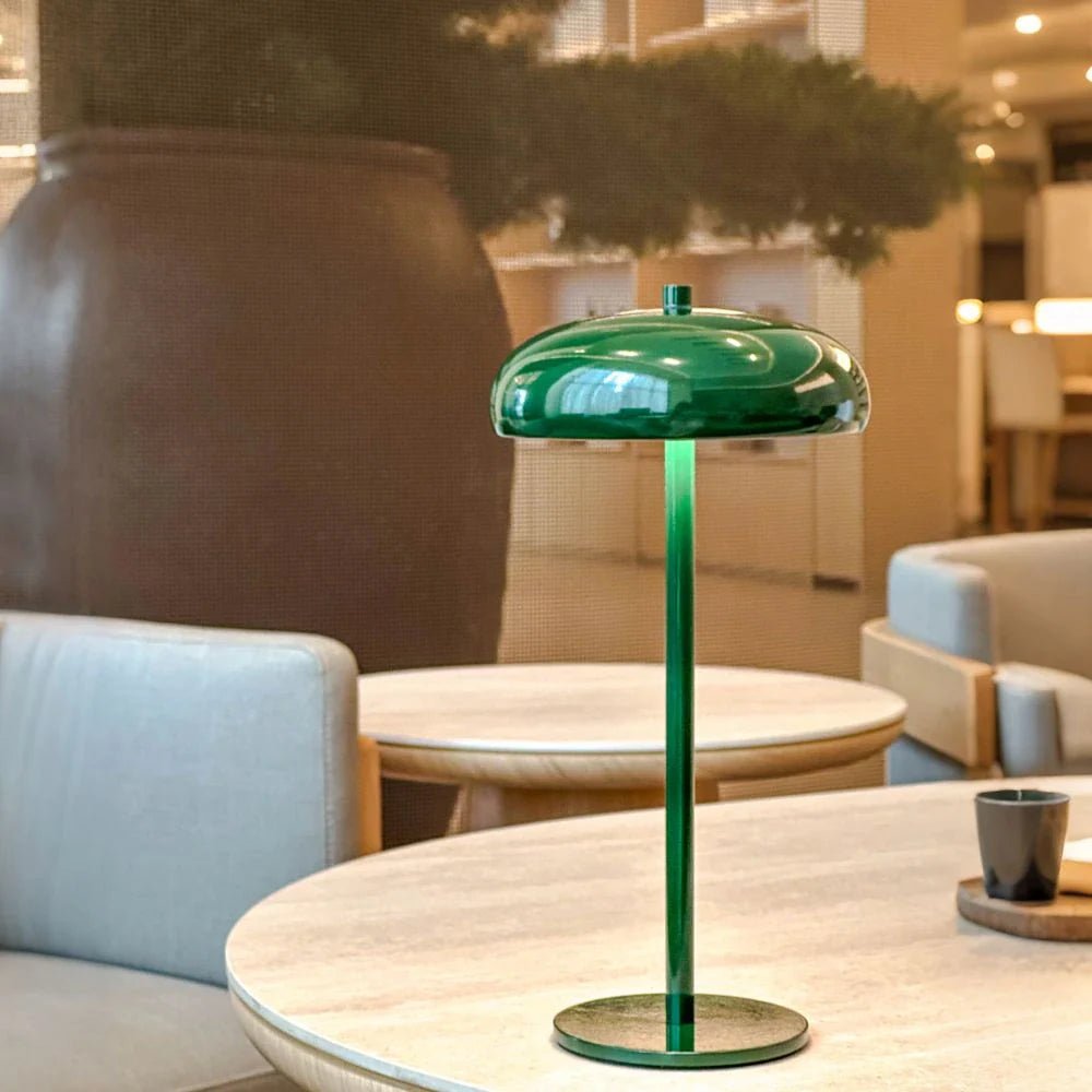 LuxRoyale Sleek Retro Table Lamp With Calming Glow And Minimalist Design