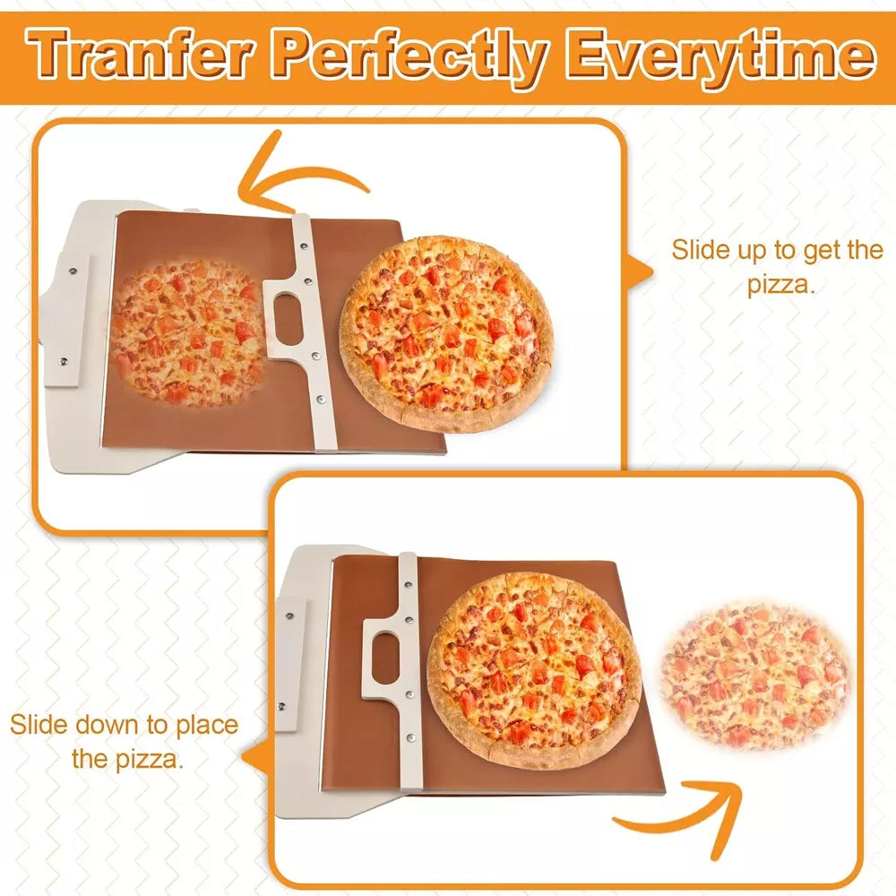 Luxora Sliding Pizza Peel – Easily Transfer & Serve Your Pizza