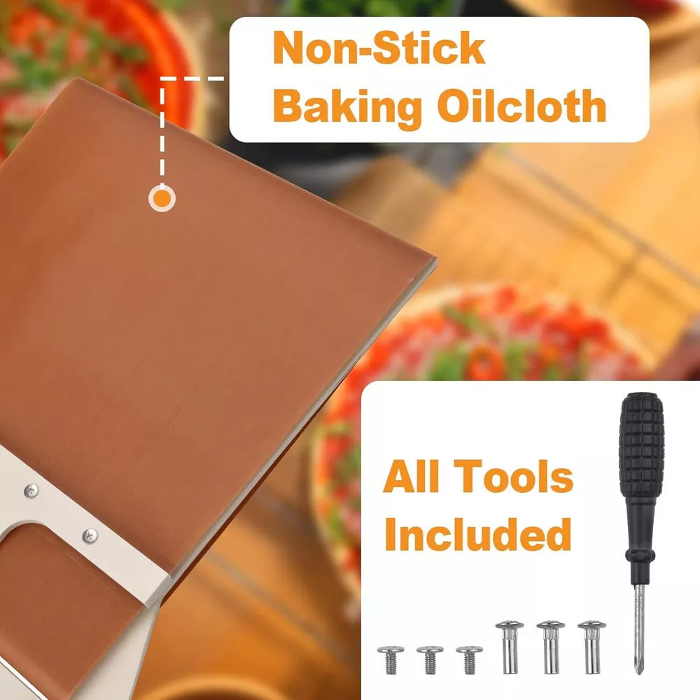 Luxora Sliding Pizza Peel – Easily Transfer & Serve Your Pizza
