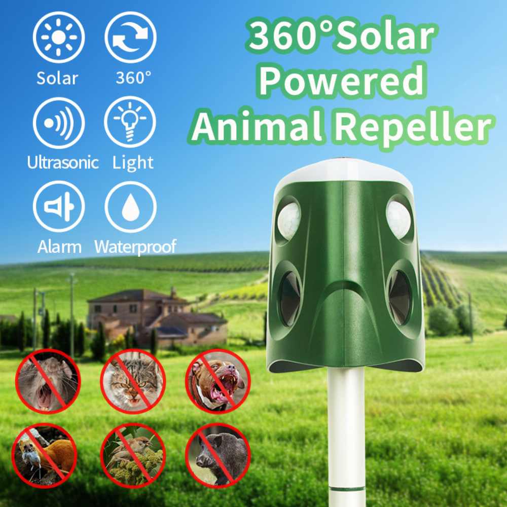 Luxora 360° Animal Repellent Deterrent 3 in 1 Device