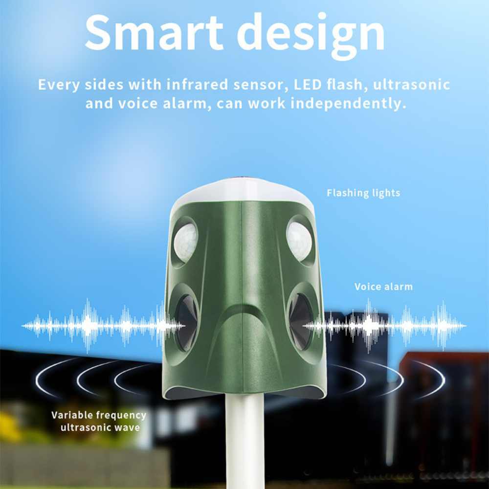 Luxora 360° Animal Repellent Deterrent 3 in 1 Device
