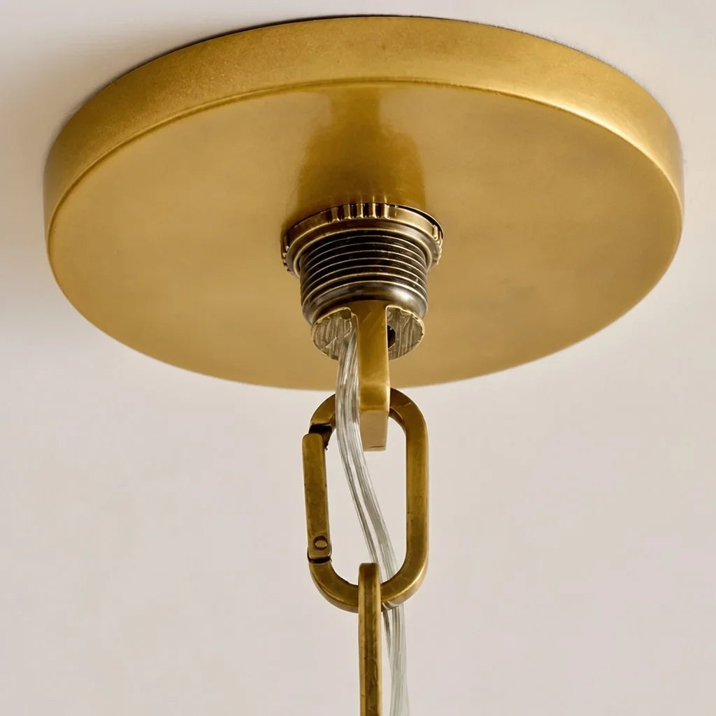 Soren Modern Farmhouse Linen Drum Pendant Light 8