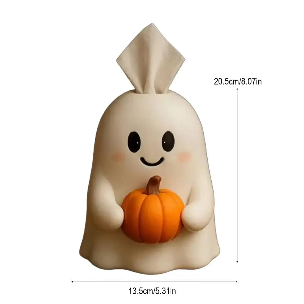 Spooky Halloween Pumpkin Tissue Box Holder Universal Dispenser for Bathroom Kitchen Halloween Home Decor Accessory 5