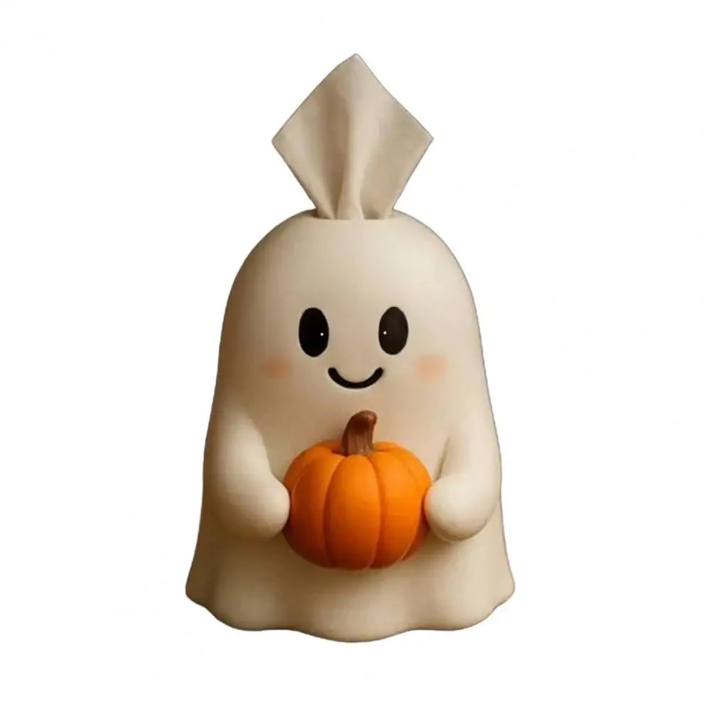 Spooky Halloween Pumpkin Tissue Box Holder Universal Dispenser for Bathroom Kitchen Halloween Home Decor Accessory 7