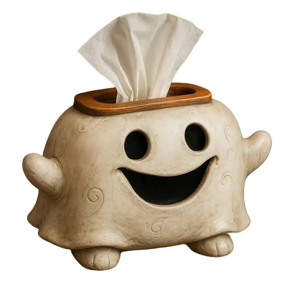 Spooky Halloween Pumpkin Tissue Box Holder Universal Dispenser for Bathroom Kitchen Halloween Home Decor Accessory 8