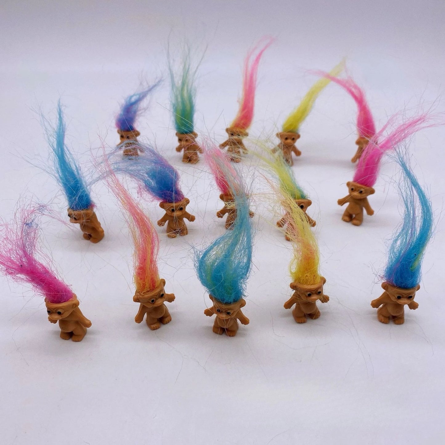 Troll Dolls, Vintage Trolls Lucky Doll Figures, Chromatic Adorable Cute Little Guys Collection, Party Favors,Christmas,Halloween 4