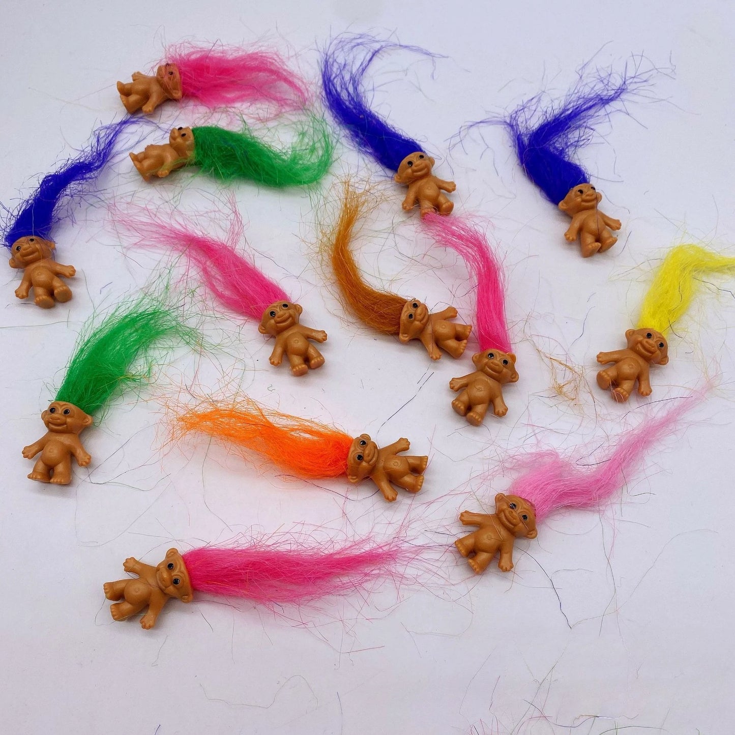 Troll Dolls, Vintage Trolls Lucky Doll Figures, Chromatic Adorable Cute Little Guys Collection, Party Favors,Christmas,Halloween 5