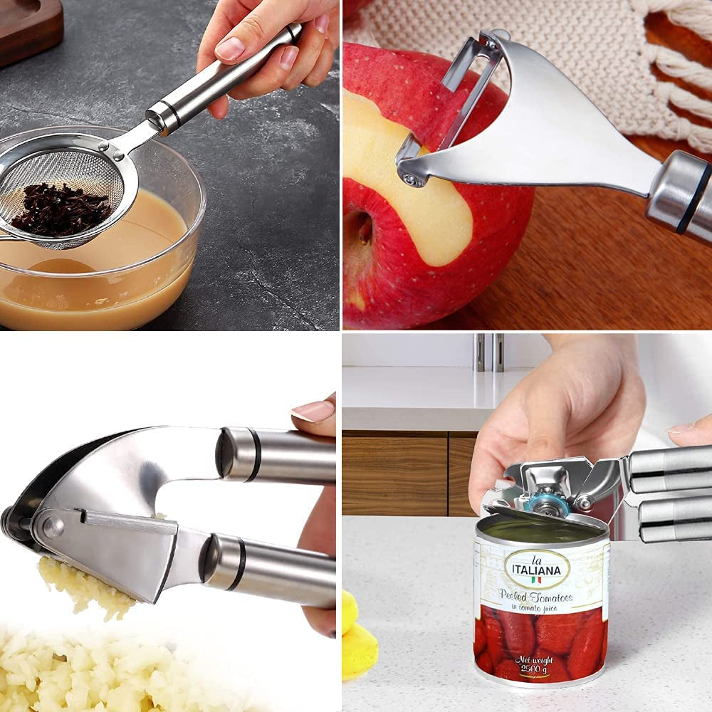 Ultimate Kitchen Utensils Set- 35 Pcs Cooking Utensils & Kitchen Gadgets Tools Set for Nonstick Cookware 6