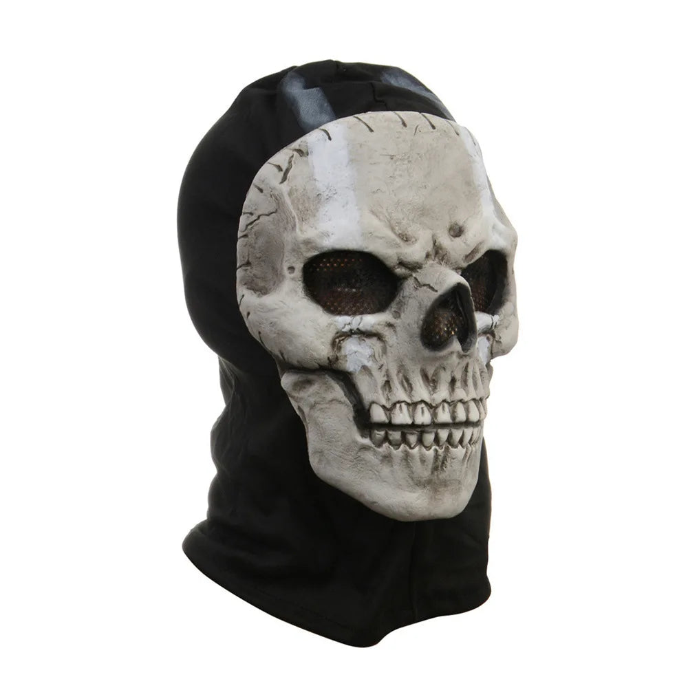 Unisex Halloween Horror Ghost Skull Mask Call of Duty MW2 Latex Headgear Helmet Cosplay Perform Party Masquerade Prop Cosplay 3