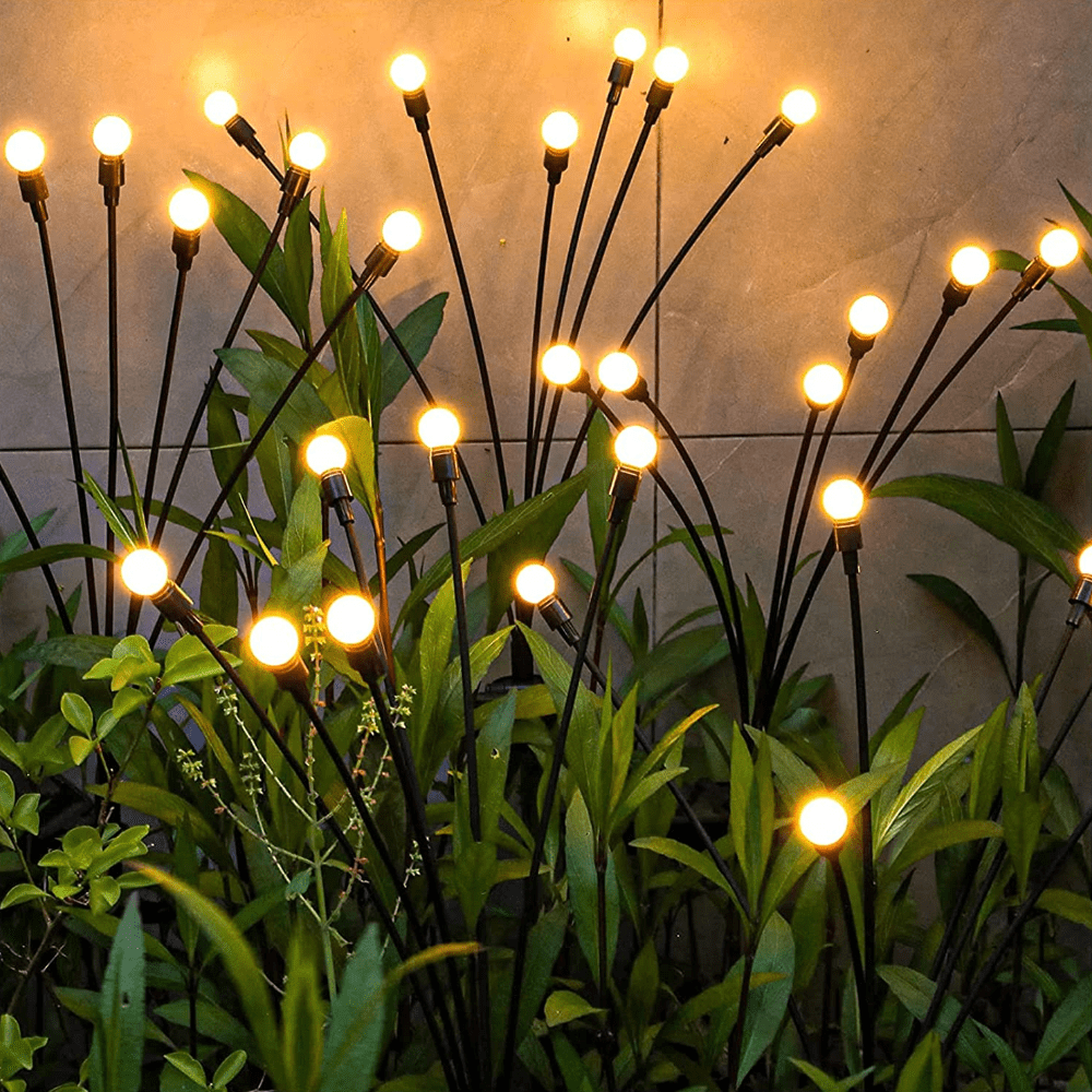 Solar-Powered Firefly Lights – Waterproof Outdoor LED Landscape Lighting for Garden, Patio & Yard