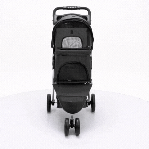 Royallure Foldable Dog Stroller – For Small and Large Dogs, Easy Travel & Folding