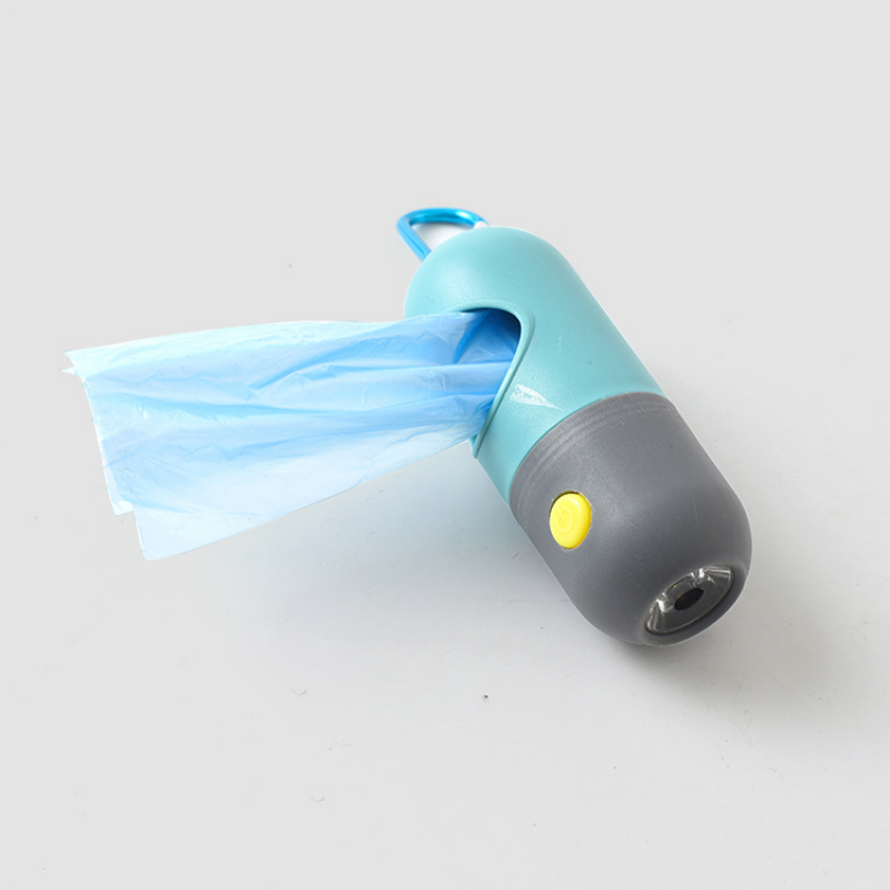 Luxora Poop Pickup Bag Holder with LED Light and Mounts
