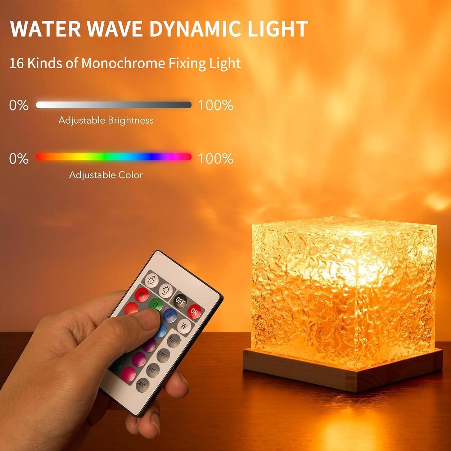 RoyaleGlow Light Projector For Room with 30 Wave Patterns