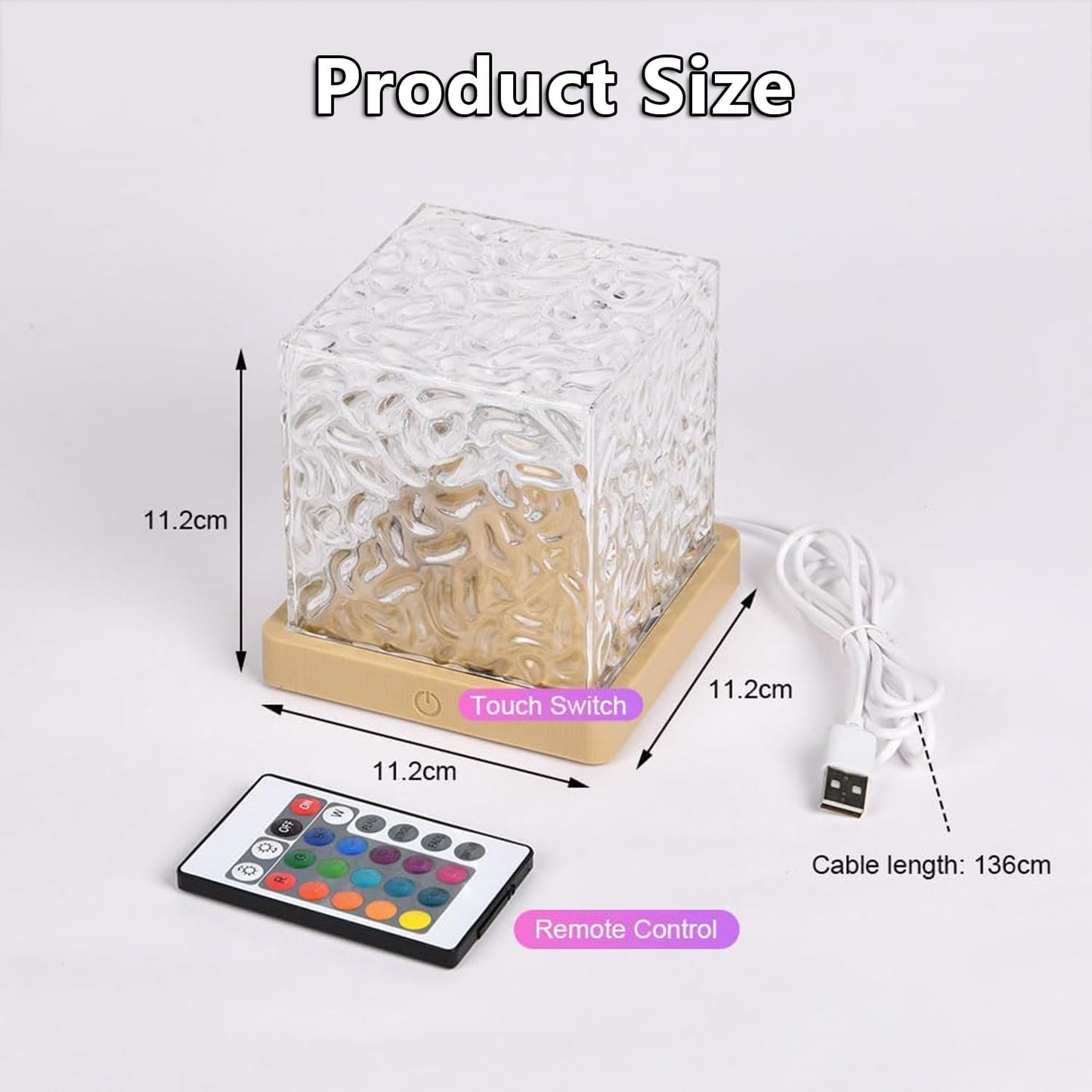 RoyaleGlow Light Projector For Room with 30 Wave Patterns