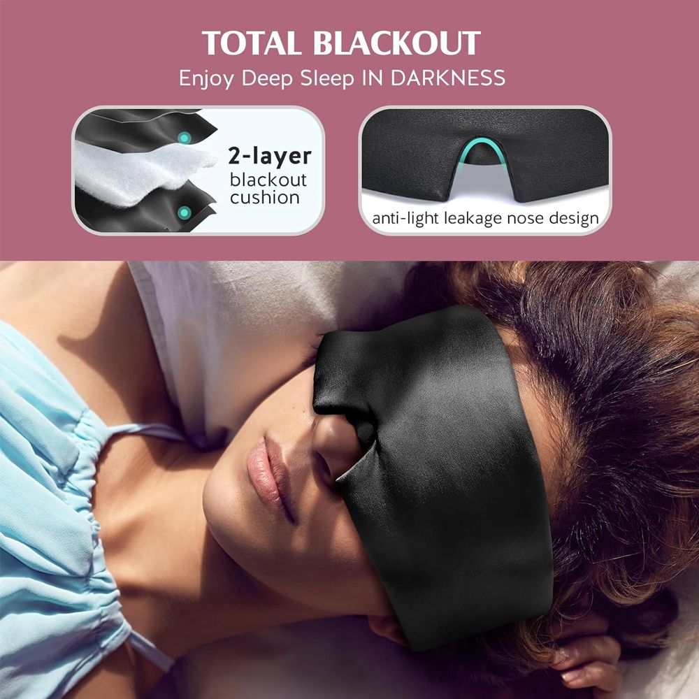 Royaleva Premium Silk Sleep Mask for Ultimate Comfort