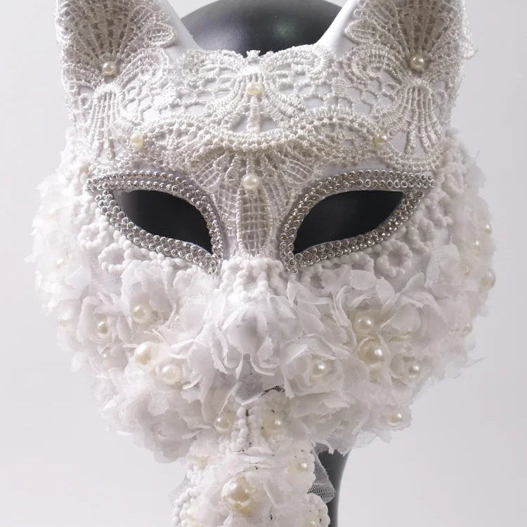 Venice Carnival Cat Mask Black Masquerade Graduation Party Accessories Women Elegant Halloween Cosplay Masks 0