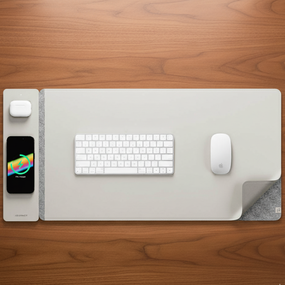 Wireless Rechargeable Desk Pad – ChargePad Flex