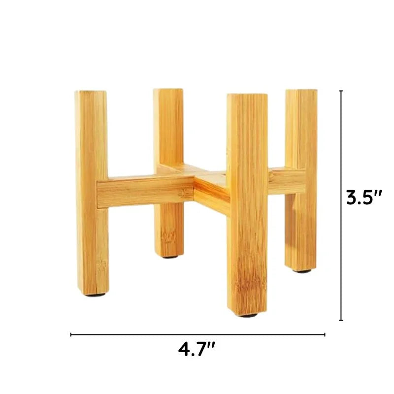 Luxora Wooden Plant Pot Trays for Stylish Plant Displays