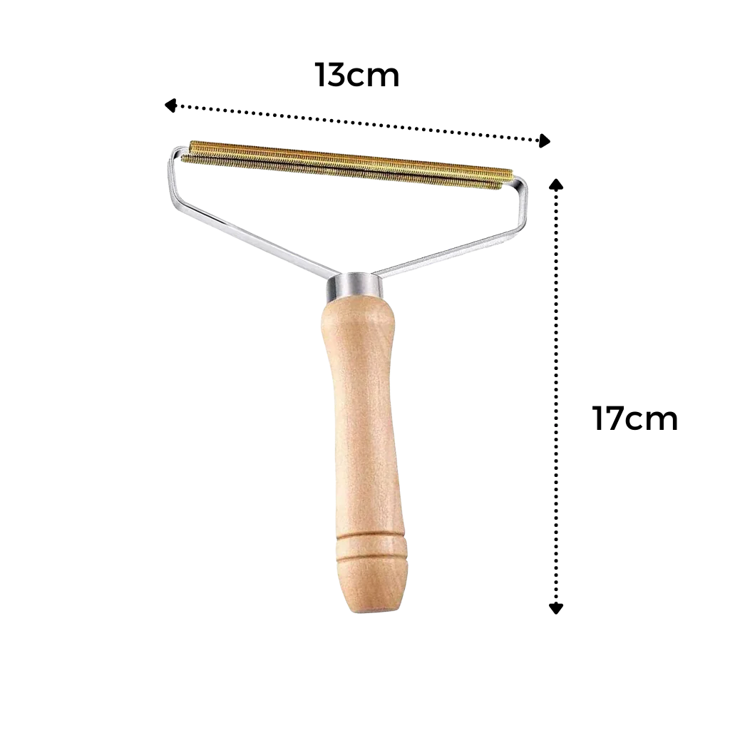 RoyaleGlow Wooden Pet Hair Remover - Eco-Friendly Lint Tool