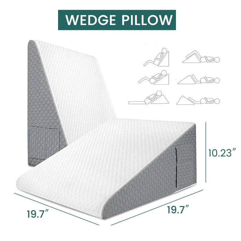 RoyaleGlow Wedge Acid Reflux Cushion for Comfort Relief