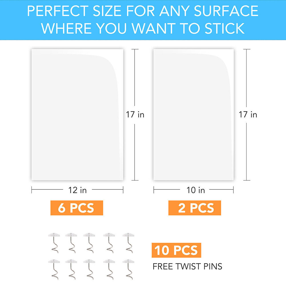 Royaleva 8PC Cat Scratch Furniture Protector Guards Anti-Scratch Couch Protector Pads