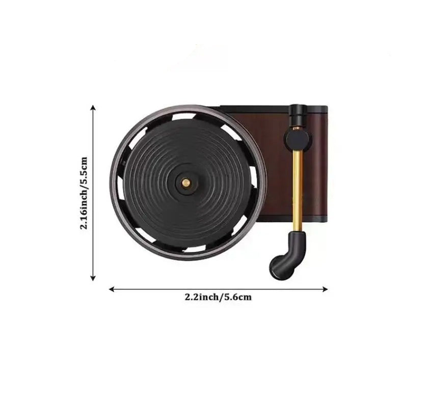 RoyaleGlow Retro Vinyl Car Air Freshener Diffuser