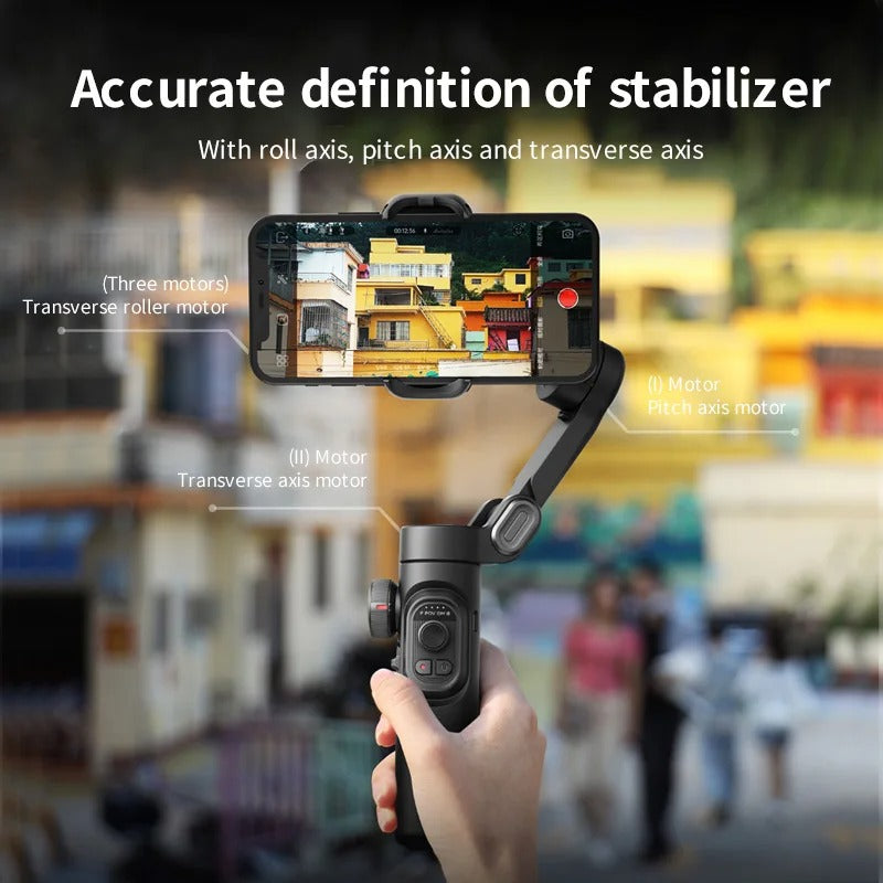 RoyaleGlow Smartphone Gimbal Stabilizer for Smooth Videos