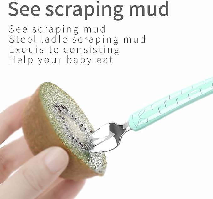 Luxora Double Head Baby Silicone Food Spoon for Easy Feeding