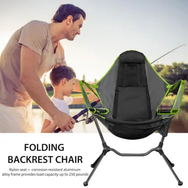 Royaleva Luxury Reclining Camping Chair for Ultimate Comfort