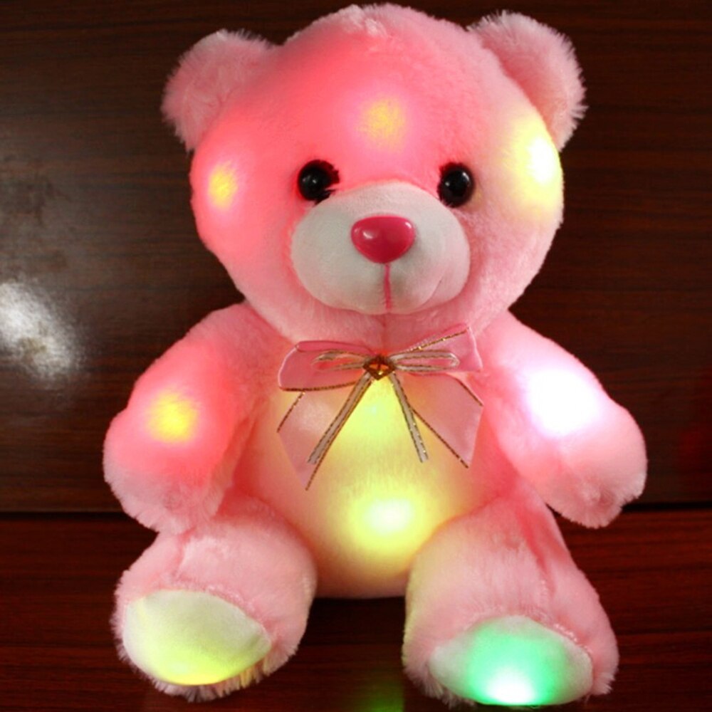 Lumora Glowing LED Teddy Bear – Color-Changing Plush Toy for Bedtime Comfort & Gifts