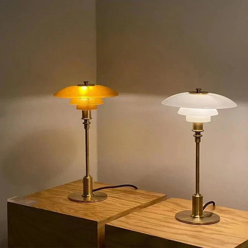 RoyaleGlow Aimon Desk Lamp with Art Deco Design