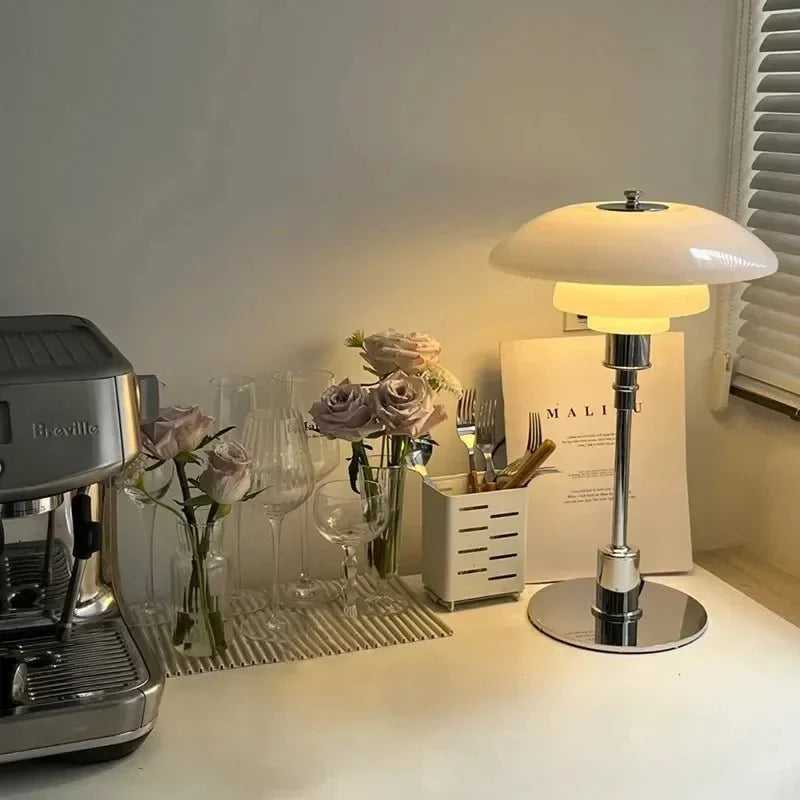 RoyaleGlow Aimon Desk Lamp with Art Deco Design