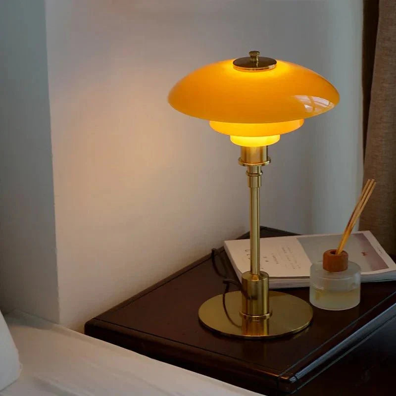 RoyaleGlow Aimon Desk Lamp with Art Deco Design