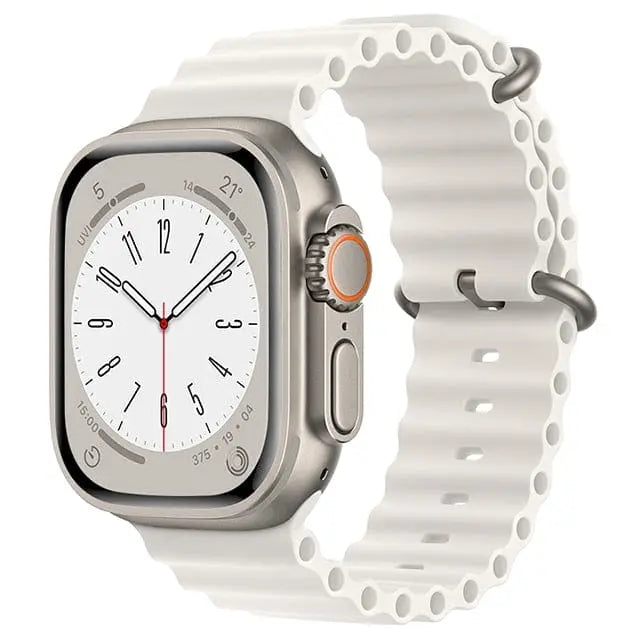RoyaleGlow Waterproof Apple Watch Compatible Band – Secure Fit for Sports & Swimming