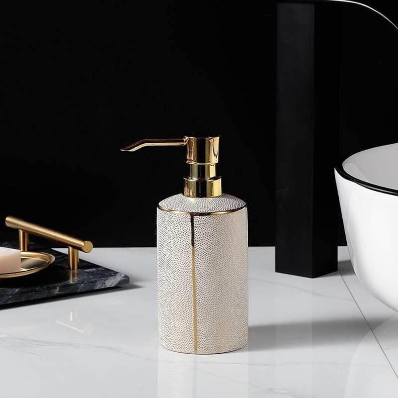 RoyaleGlow Armani Bathroom Accessories Set Elegant 4pcs