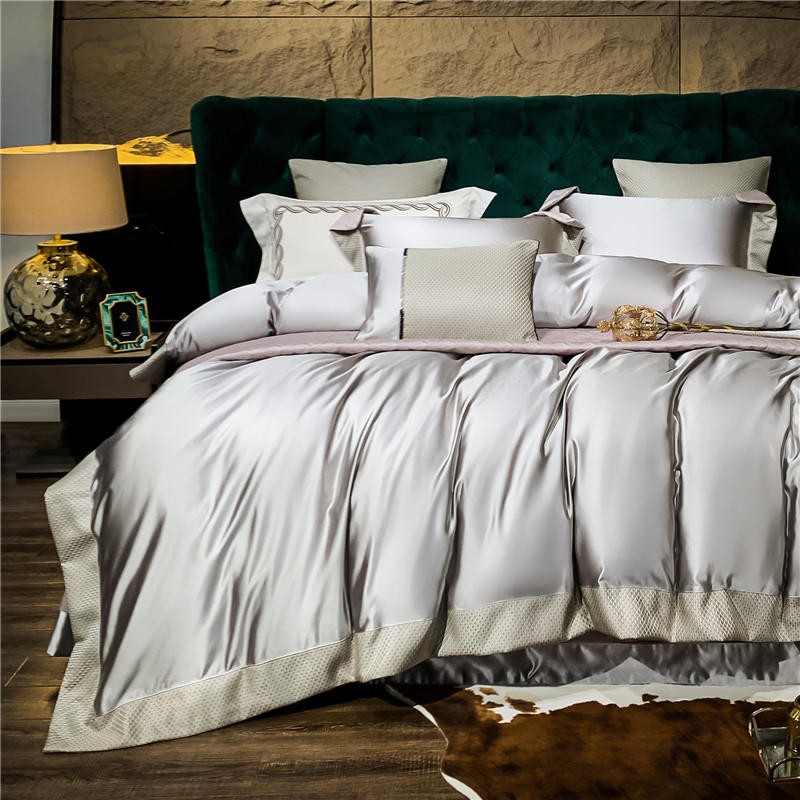 RoyaleGlow Artisan Luxury Duvet Cover Set Egyptian Cotton 1200 TC