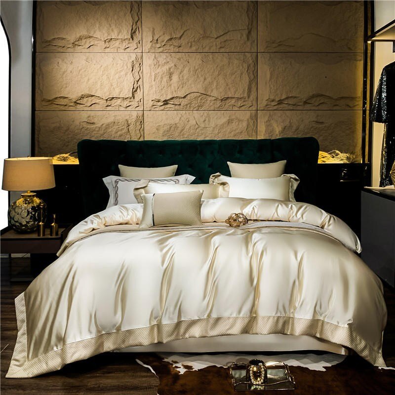 RoyaleGlow Artisan Luxury Duvet Cover Set Egyptian Cotton 1200 TC