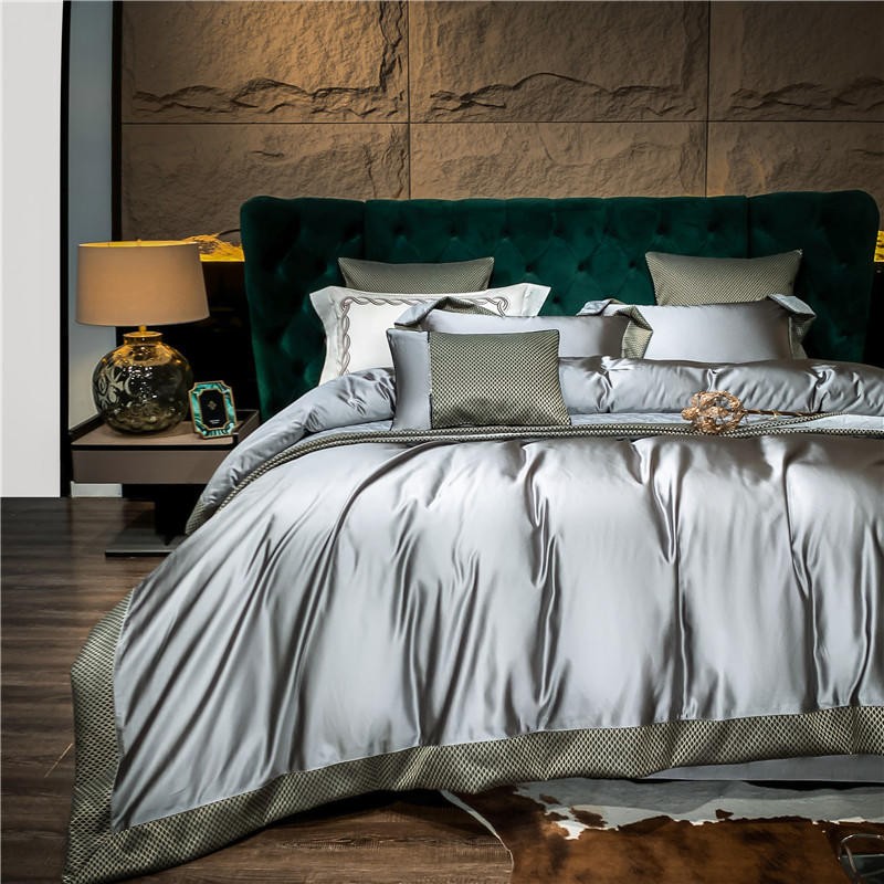 RoyaleGlow Artisan Luxury Duvet Cover Set Egyptian Cotton 1200 TC