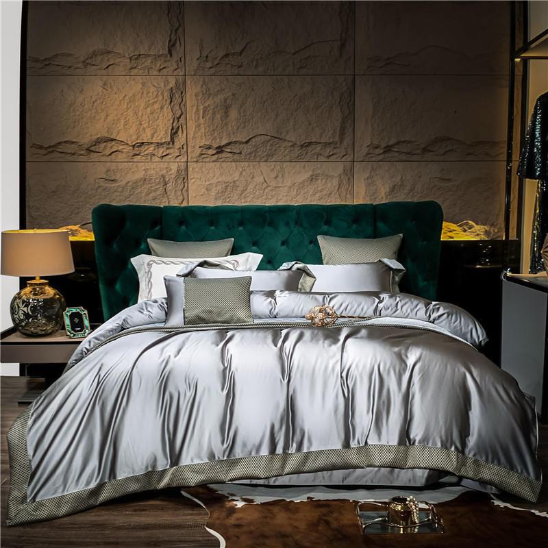 RoyaleGlow Artisan Luxury Duvet Cover Set Egyptian Cotton 1200 TC