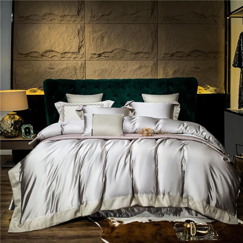 RoyaleGlow Artisan Luxury Duvet Cover Set Egyptian Cotton 1200 TC