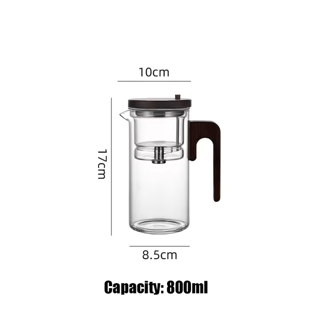 RoyaleGlow Artisan Tea Infuser with Push-Button Release