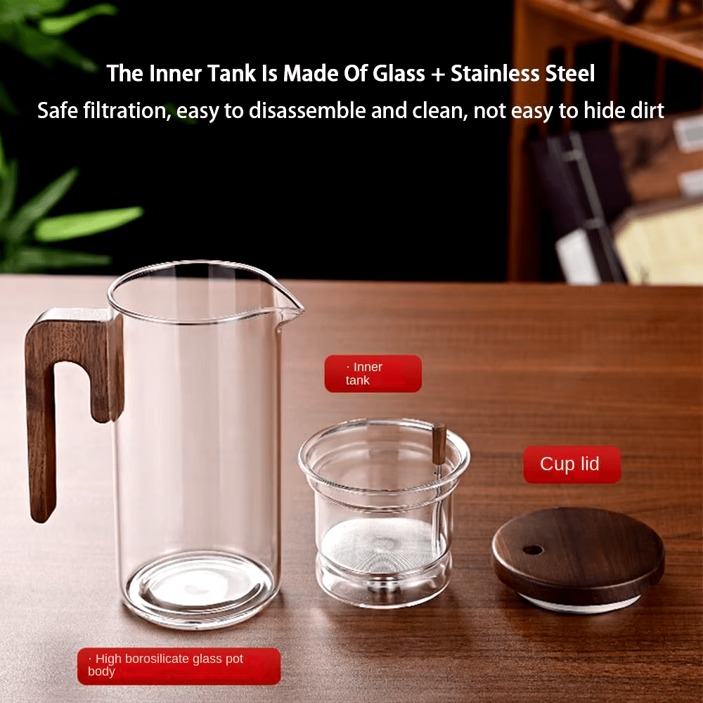 RoyaleGlow Artisan Tea Infuser with Push-Button Release