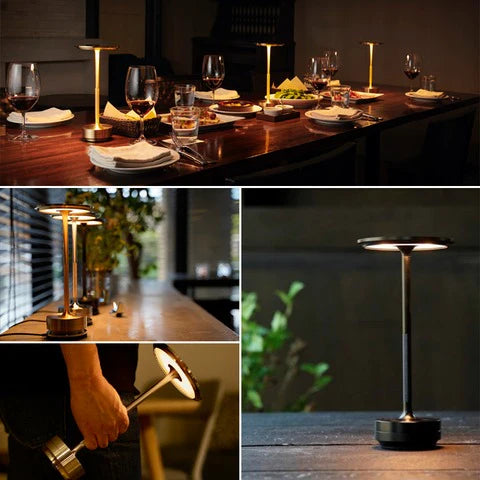 Luxora Portable Cordless Table Lamp - Adjustable Light Intensity