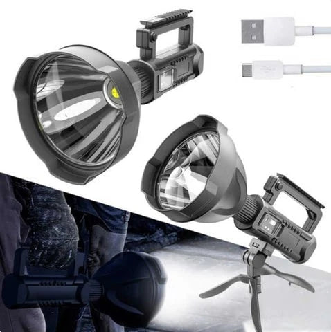 Luxora High-Brightness Rechargeable LED Flashlight 8000mAh
