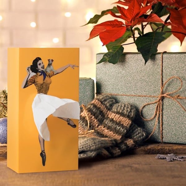 Luxora Flying Skirt Tissue Box Fun Home Decor Item