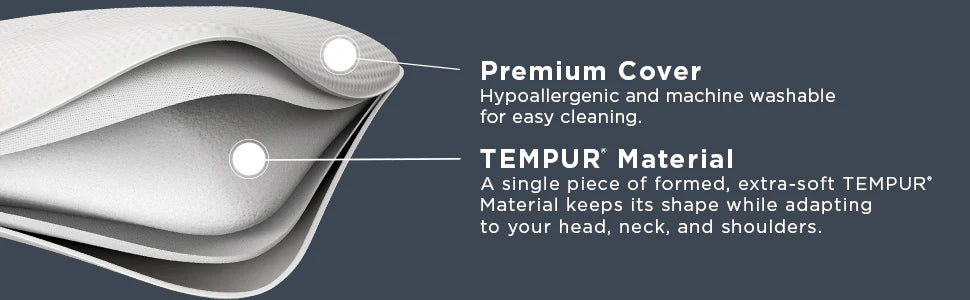 Luxora Dual-Sided Foam Pillow for All Sleep Positions