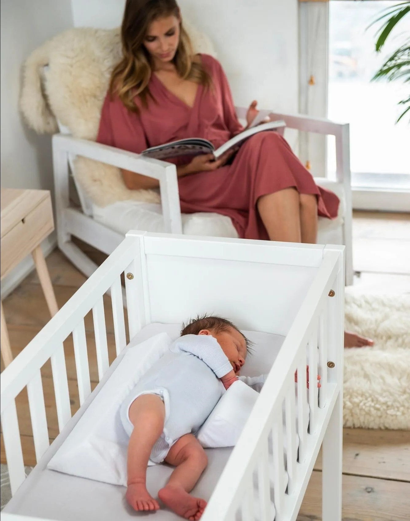 Royaleva Baby Anti-Roll Wedge Pillow for Safe Sleep