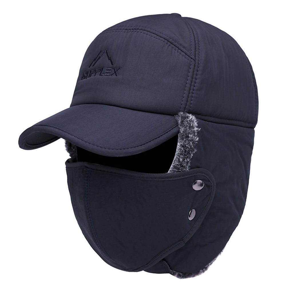 Luxora Premium Mens Winter Cold Weather Snow Hat With Ear Flaps And Brim
