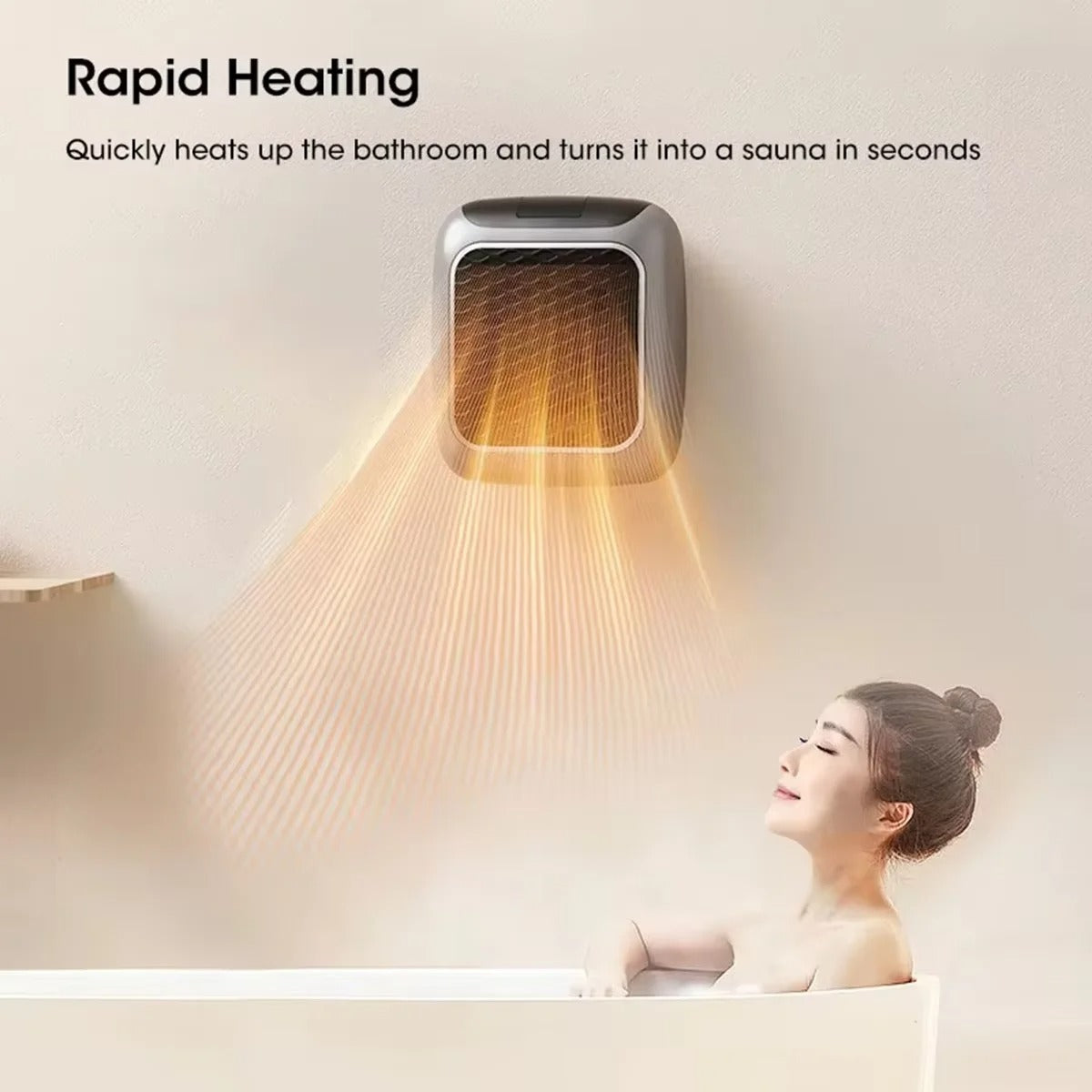 Luxora Electric Portable Mini Heater for Cozy Indoor Comfort